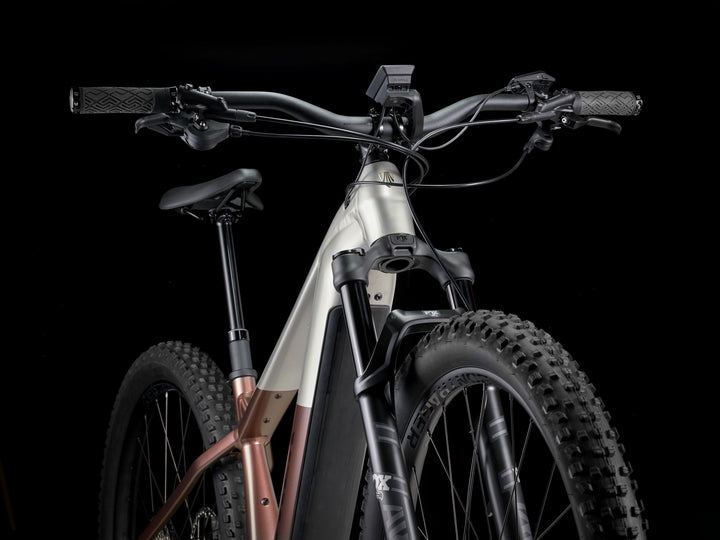 Trek Powerfly+ 8 Gen 5 Satin Lunar Silver Bronze Age 2026 Electric Mountain Bike