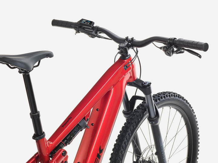 Trek Powerfly+ FS 4 800 Gen 4 Fury Red Dark Star Gloss 2027 Electric Mountain Bike
