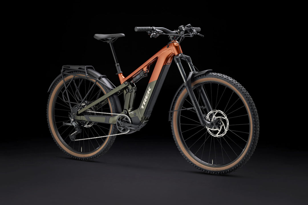 Trek Powerfly+ FS 4 Equipped Gen 4 Pennyflake Black Olive 2027 Electric Mountain Bike