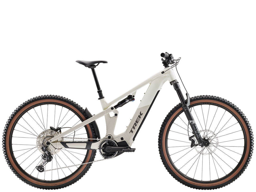Trek Powerfly+ FS 6 Gen 4 Era White Buff Beige 2026 Electric Mountain Bike