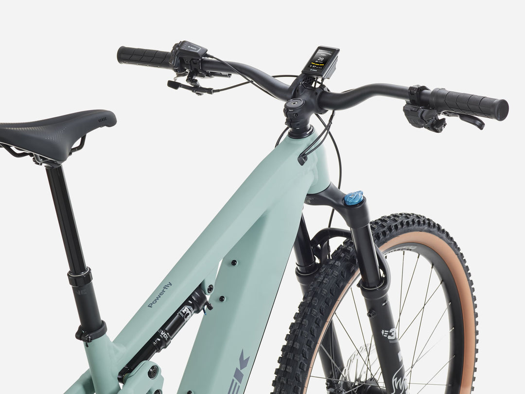 Trek Powerfly+ FS 8 Gen 4 Blue Sage Catalina Fog 2027 Electric Mountain Bike