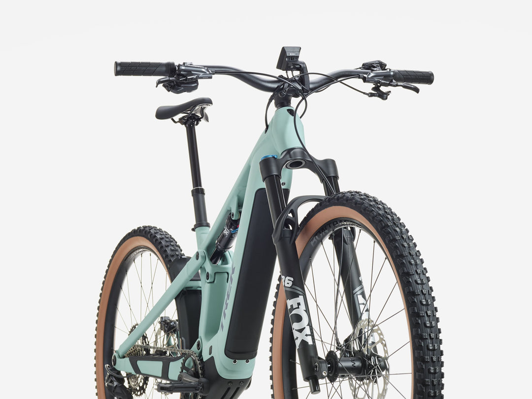 Trek Powerfly+ FS 8 Gen 4 Blue Sage Catalina Fog 2027 Electric Mountain Bike