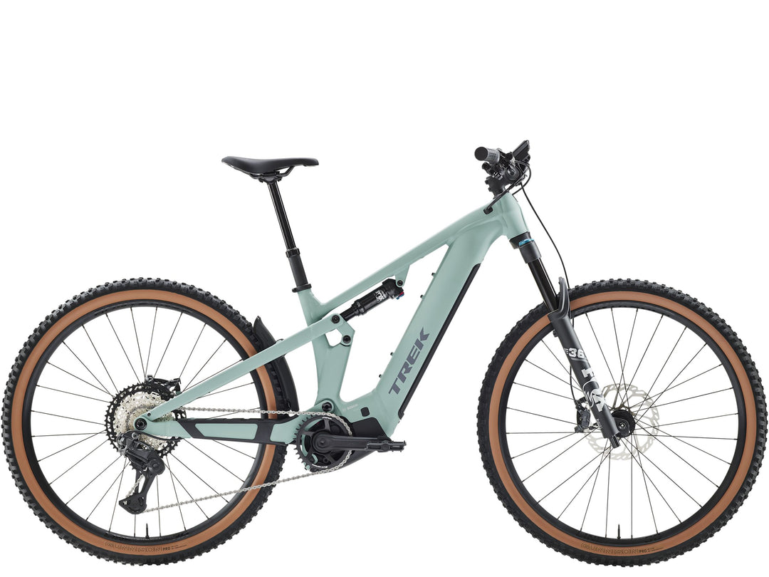Trek Powerfly+ FS 8 Gen 4 Blue Sage Catalina Fog 2027 Electric Mountain Bike