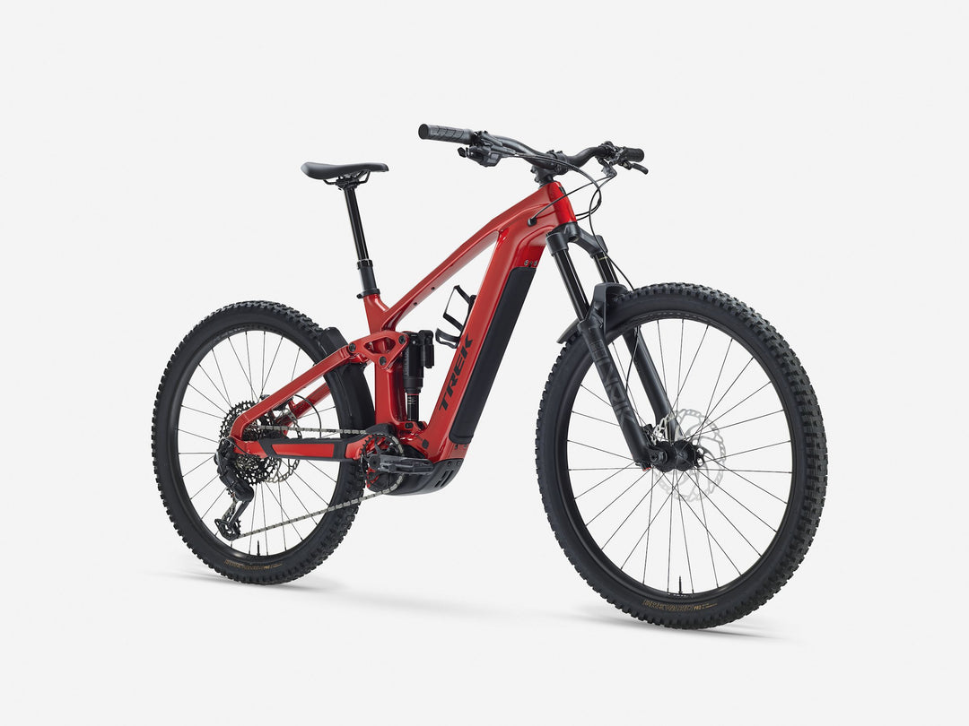 Trek Rail+ 9.7 Gen 5 Fury Red Dark Star 2027 Electric Mountain Bike