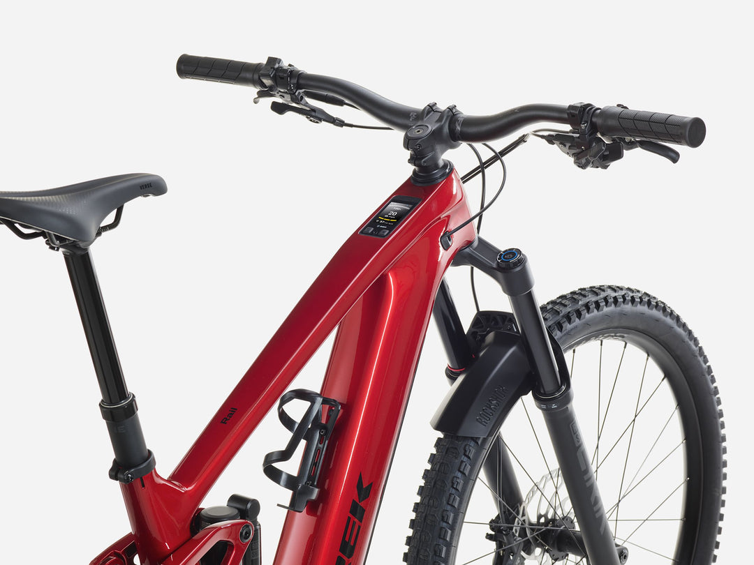 Trek Rail+ 9.7 Gen 5 Fury Red Dark Star 2027 Electric Mountain Bike