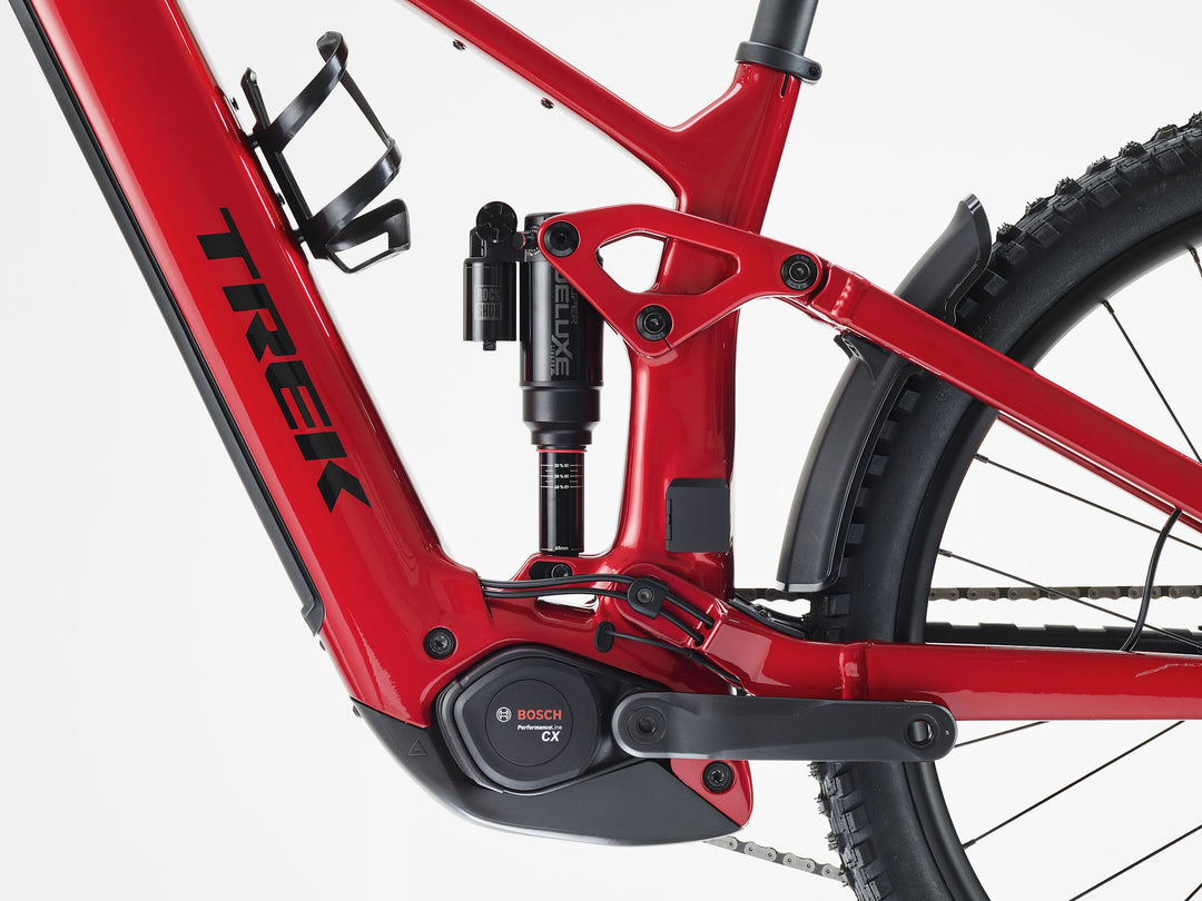 Trek Rail+ 9.7 Gen 5 Fury Red Dark Star 2027 Electric Mountain Bike