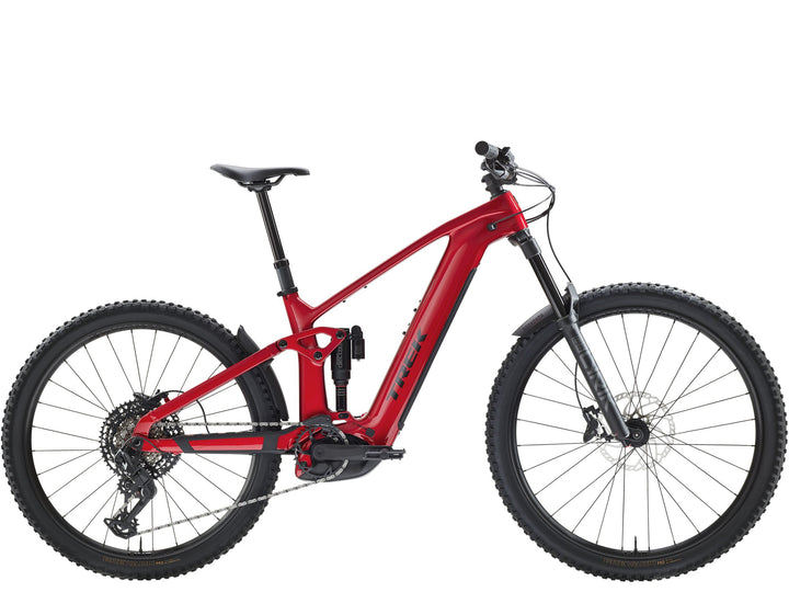 Trek Rail+ 9.7 Gen 5 Fury Red Dark Star 2027 Electric Mountain Bike