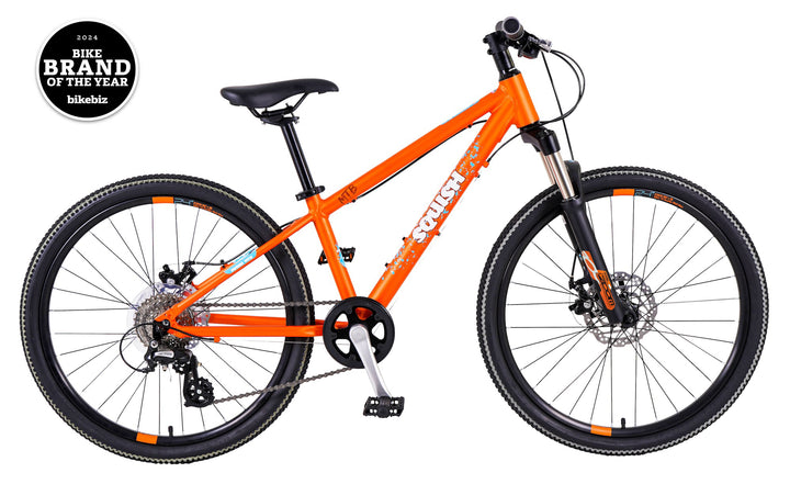 Squish 24 MTB Orange 2026 Kids Lightweight Mountain Bike