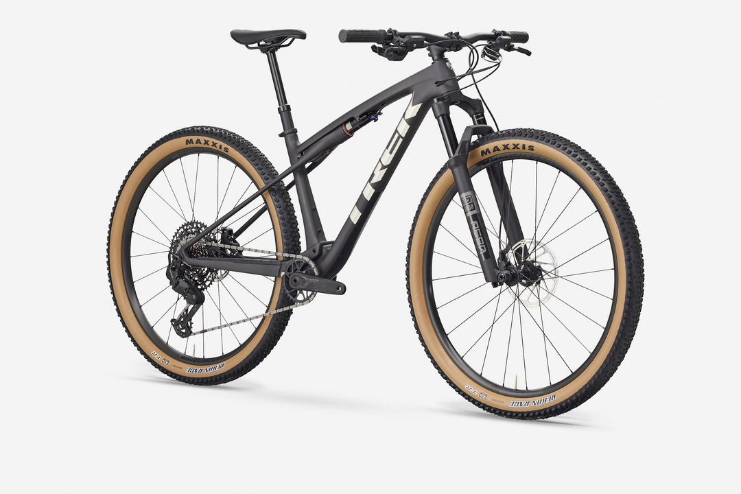 Trek Supercaliber SL 9.6 Gen 2 Matte Carbon Gloss Black Splatter 2027 Full Suspension Mountain Bike