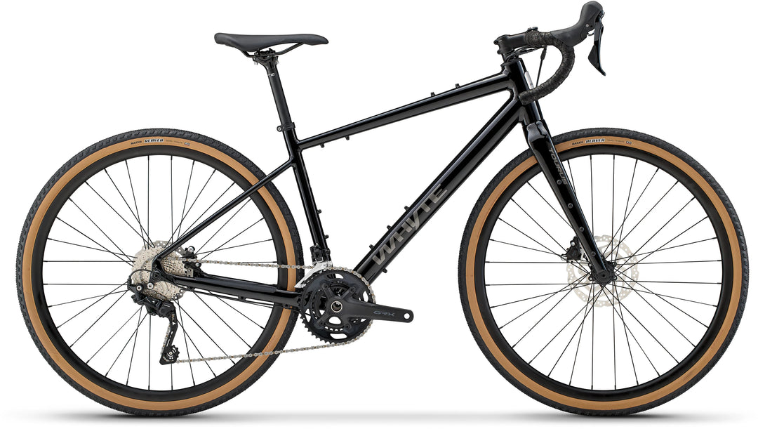 Whyte Tourus Black Silver Touring 2026 Gravel Road Bike
