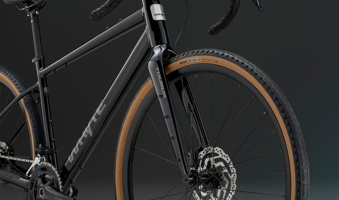 Whyte Tourus Black Silver Touring 2026 Gravel Road Bike