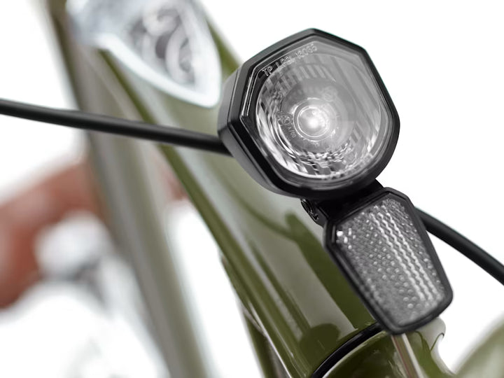 Electra Townie Go! 5i Step-Over Olive Electric Bike