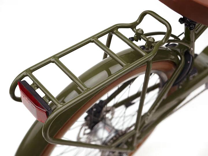 Electra Townie Go! 5i Step-Over Olive Electric Bike