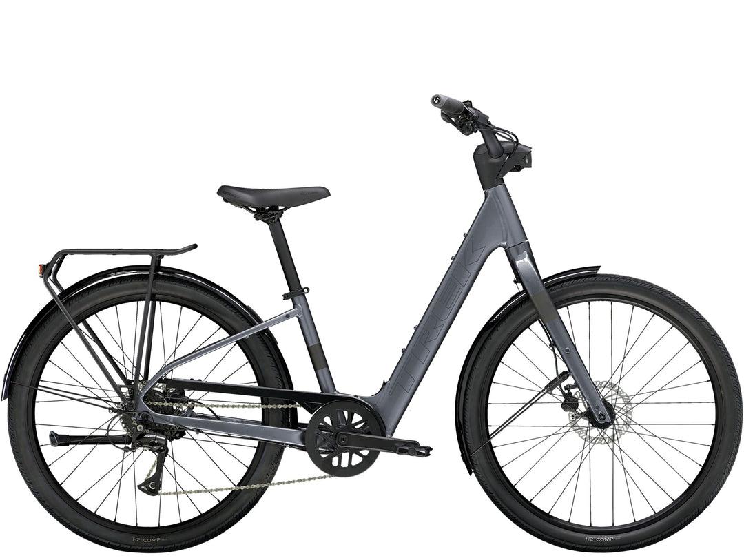 Trek Verve+ 1 LT Lowstep Galactic Grey 2026 Electric Hybrid Bike