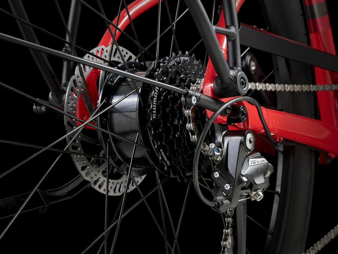 Trek Verve+ 1 LT Lowstep Viper Red 2026 Electric Hybrid Bike
