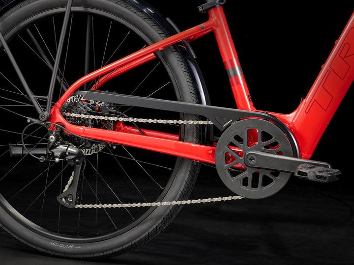 Trek Verve+ 1 LT Lowstep Viper Red 2026 Electric Hybrid Bike