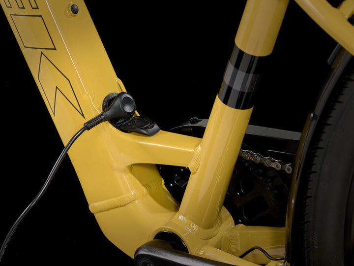 Trek Verve+ 1 LT Lowstep Baja Yellow 2025 Electric Hybrid Bike
