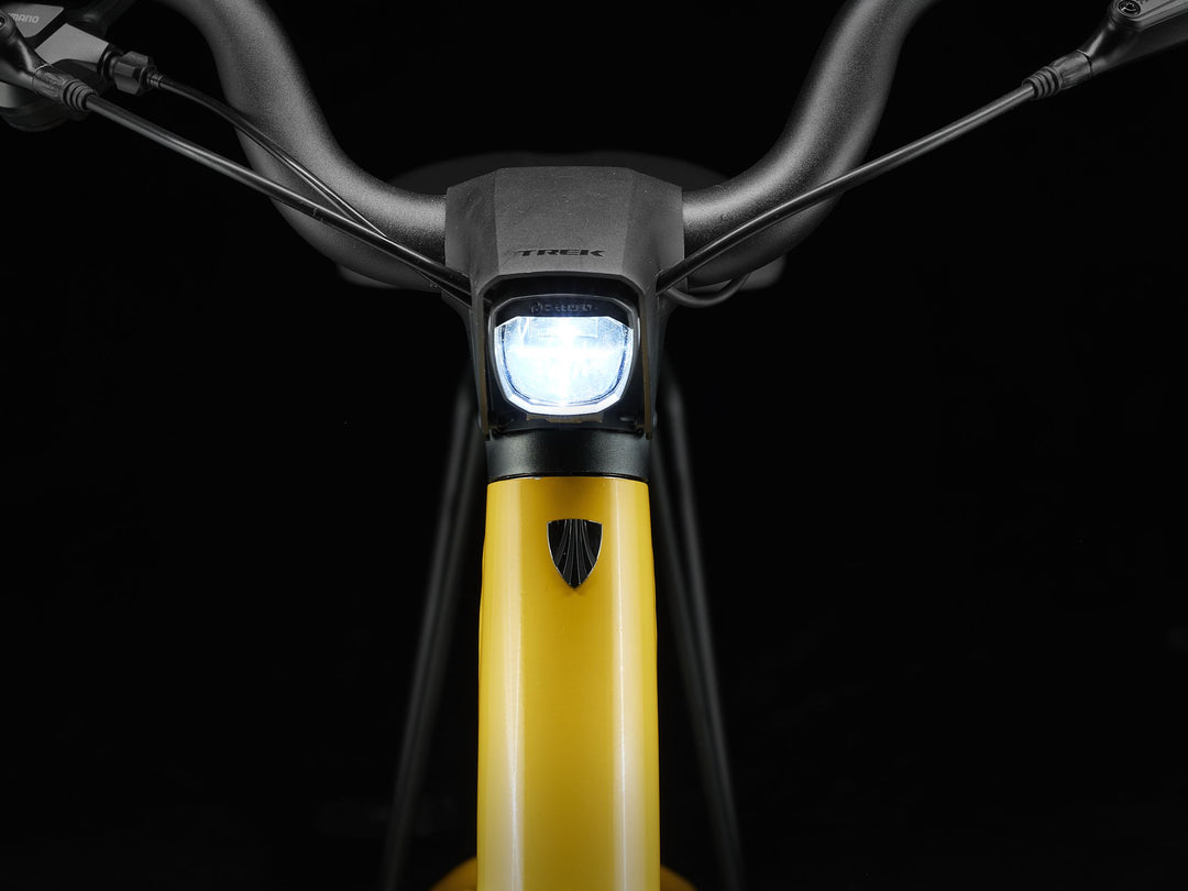 Trek Verve+ 1 LT Lowstep Baja Yellow 2025 Electric Hybrid Bike