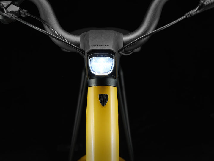 Trek Verve+ 1 LT Lowstep Baja Yellow 2025 Electric Hybrid Bike