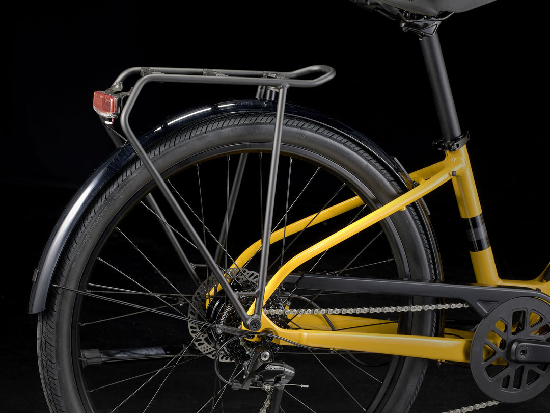 Trek Verve+ 1 LT Lowstep Baja Yellow 2025 Electric Hybrid Bike
