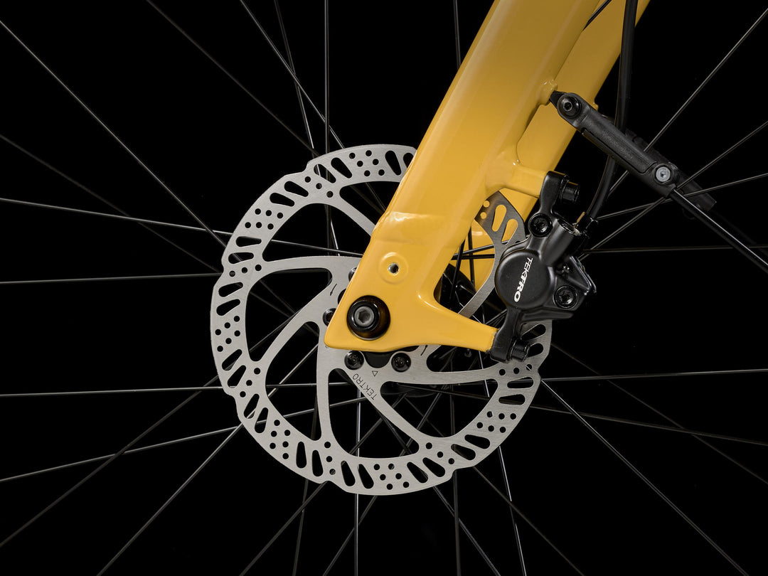 Trek Verve+ 1 LT Lowstep Baja Yellow 2025 Electric Hybrid Bike
