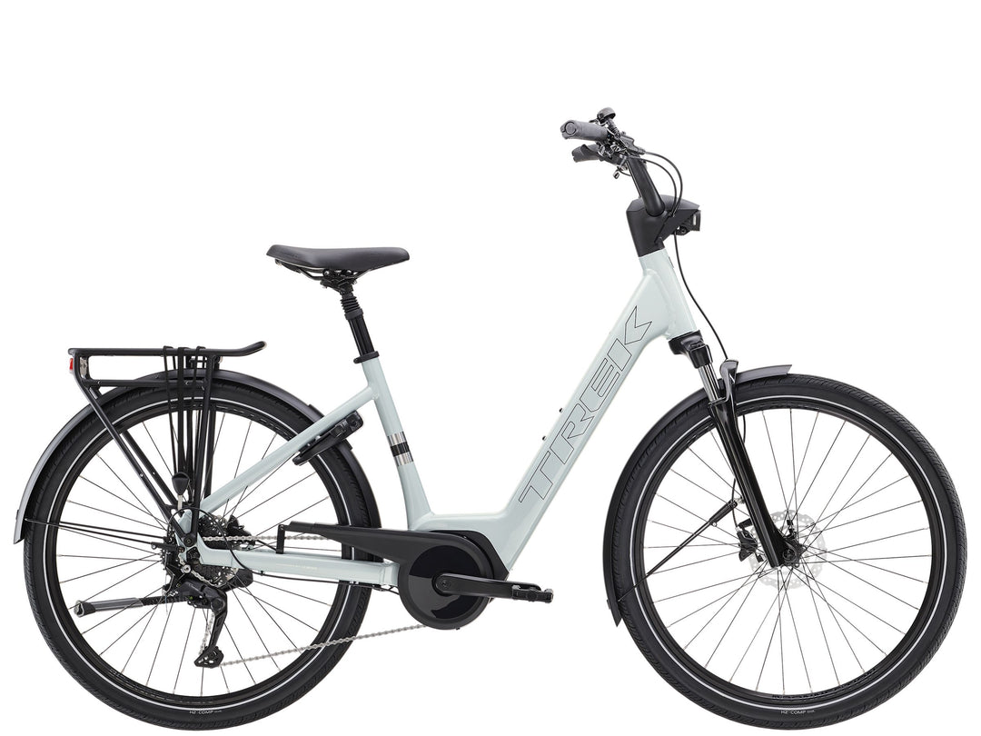 Trek Verve+ 2 Lowstep Gen 3 Plasma Grey Pearl 2026 Electric Hybrid Bike