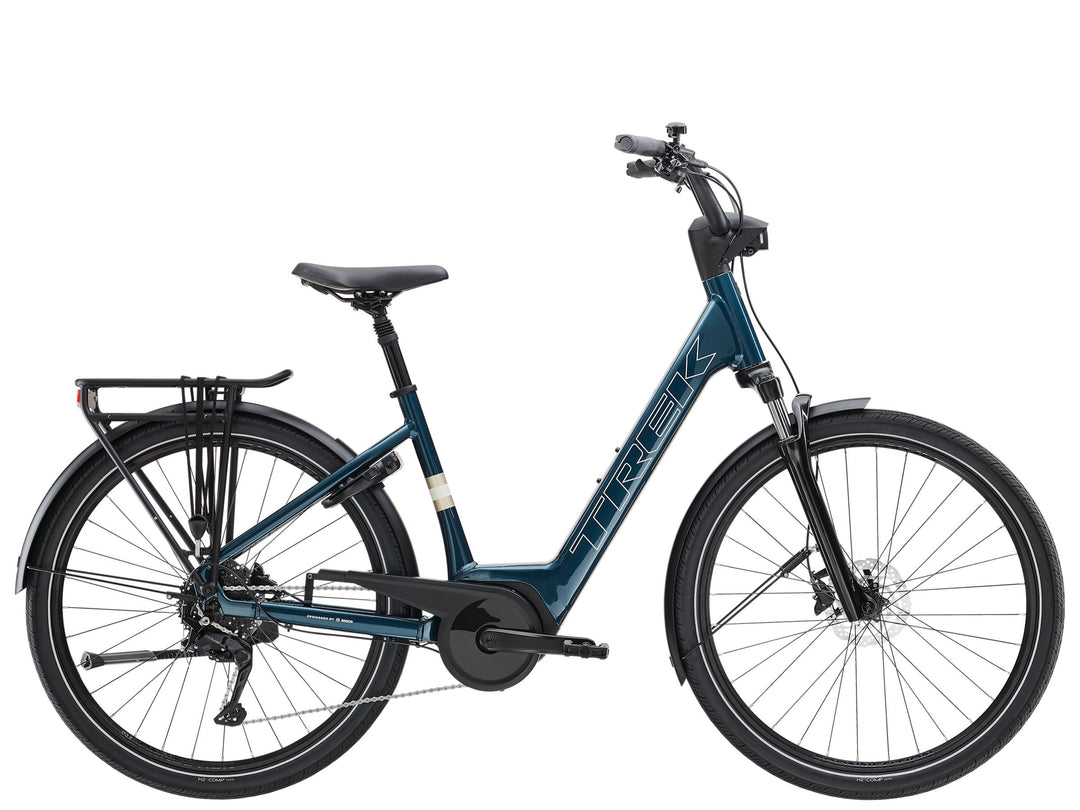 Trek Verve+ 2 Lowstep Gen 3 Dark Aquatic 2026 Electric Hybrid Bike