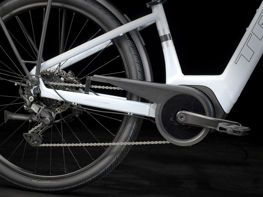 Trek Verve+ 2 Lowstep Gen 3 Plasma Grey Pearl 2026 Electric Hybrid Bike