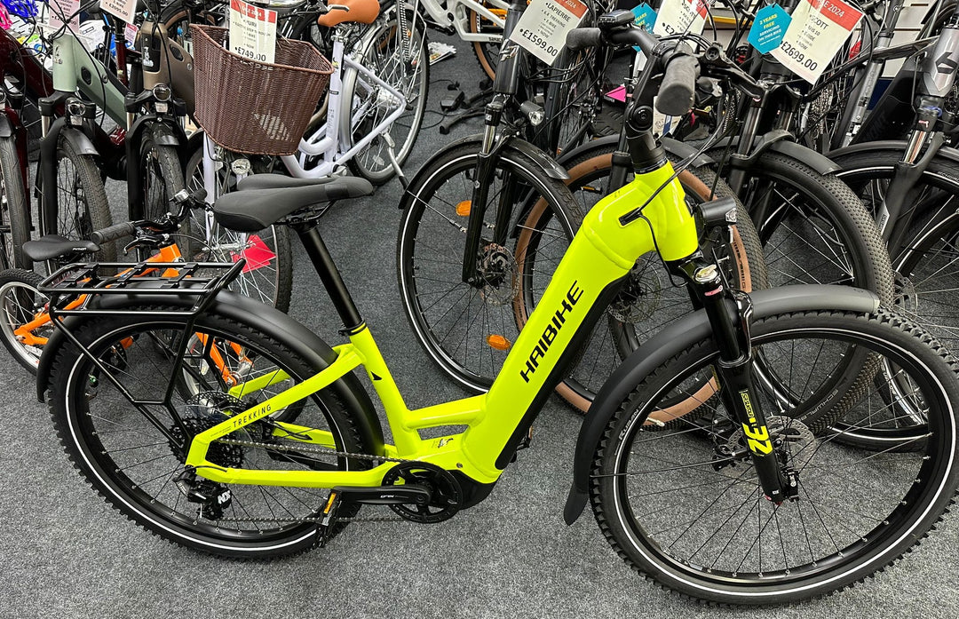 Haibike Trekking 5 Low Lime 2024 Electric Hybrid Bike
