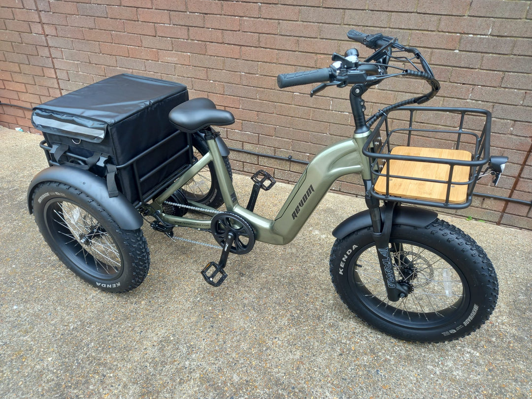 Revom T2 Fat Tyre Electric Cargo Trike