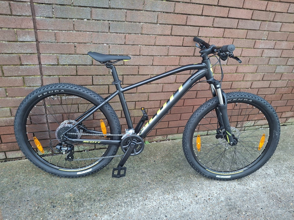 mountainbike scott aspect Scott Aspect 760 Black 2025 Mountain Bike – Les's Cycles