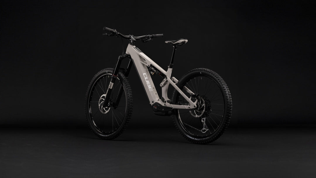 Cube Stereo Hybrid One77 HPC Race 800 Oat Grey 2027 Electric Mountain Bike