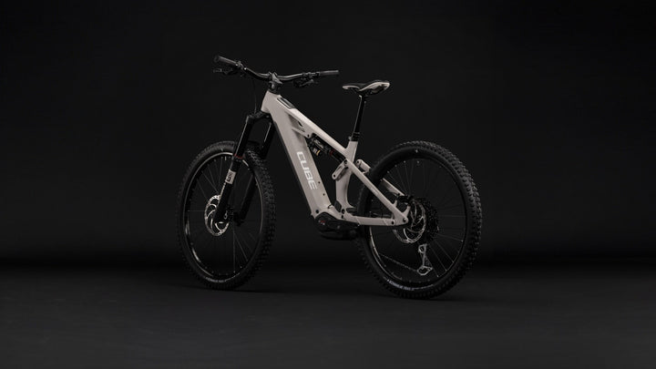 Cube Stereo Hybrid One77 HPC Race 800 Oat Grey 2027 Electric Mountain Bike