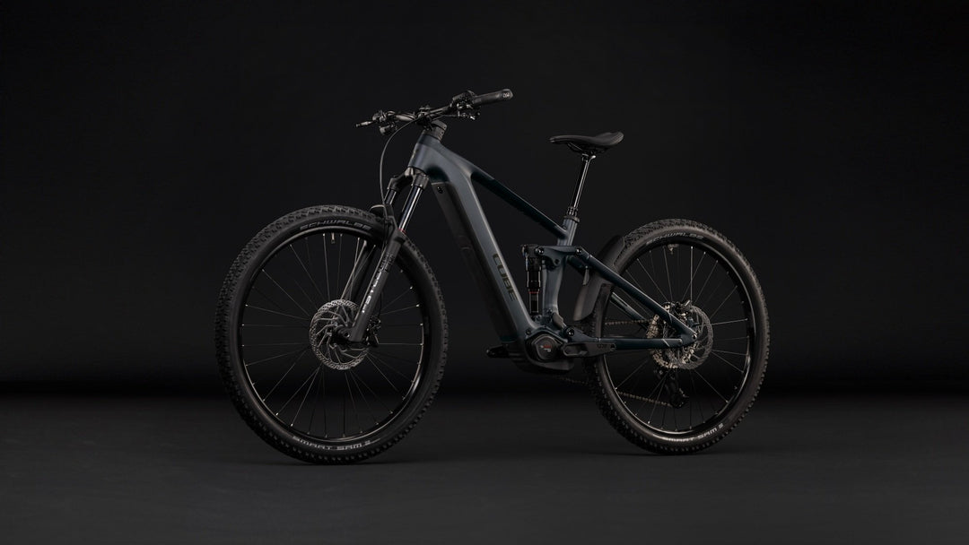 Cube Stereo Hybrid One44 Pro 800 Coal Black 2027 Electric Mountain Bike