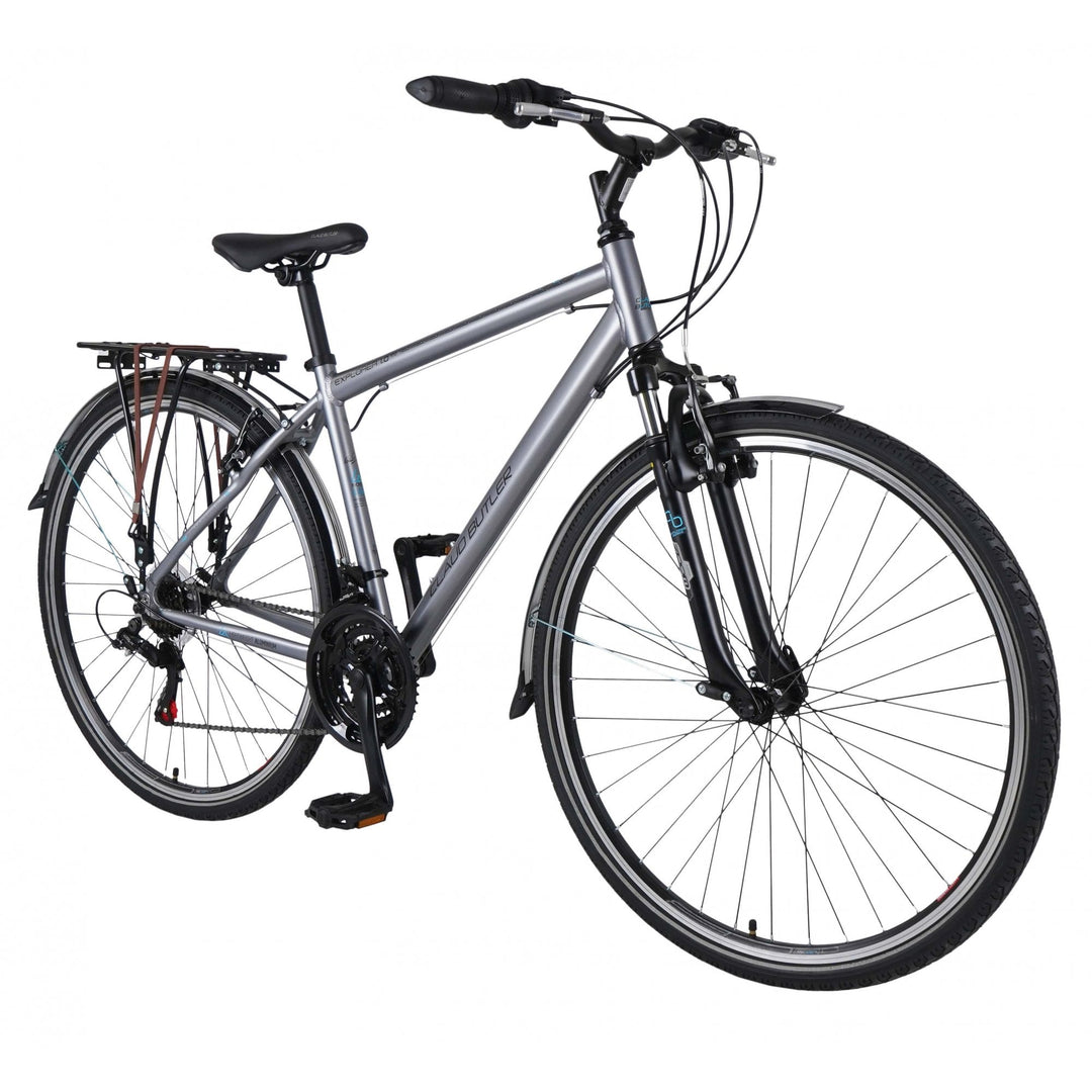 Claud Butler Explorer 1.0 Silver 2024 Hybrid Bike