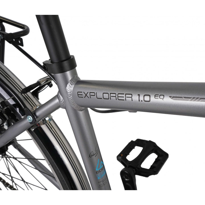 Claud Butler Explorer 1.0 Silver 2024 Hybrid Bike