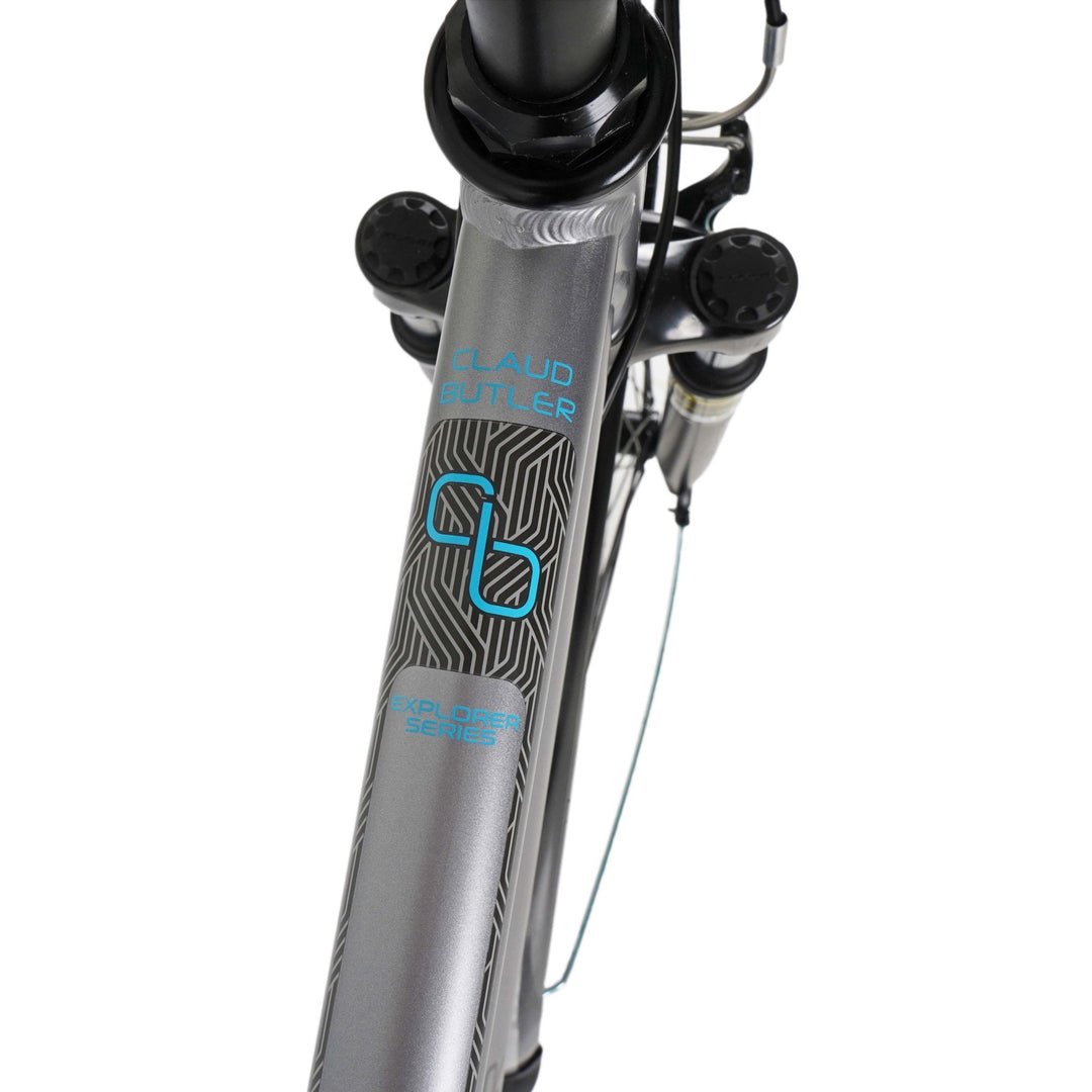Claud Butler Explorer 1.0 Silver 2024 Hybrid Bike