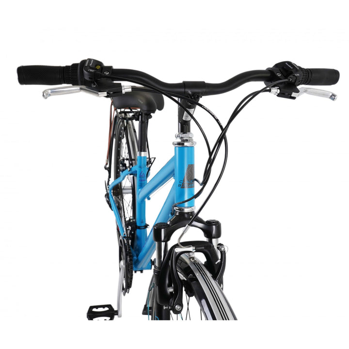 Claud Butler Explorer 1.0 Low Step Blue 2024 Hybrid Bike