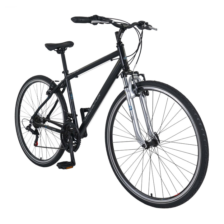 Claud Butler Explorer 1.0 Black 2024 Hybrid Bike
