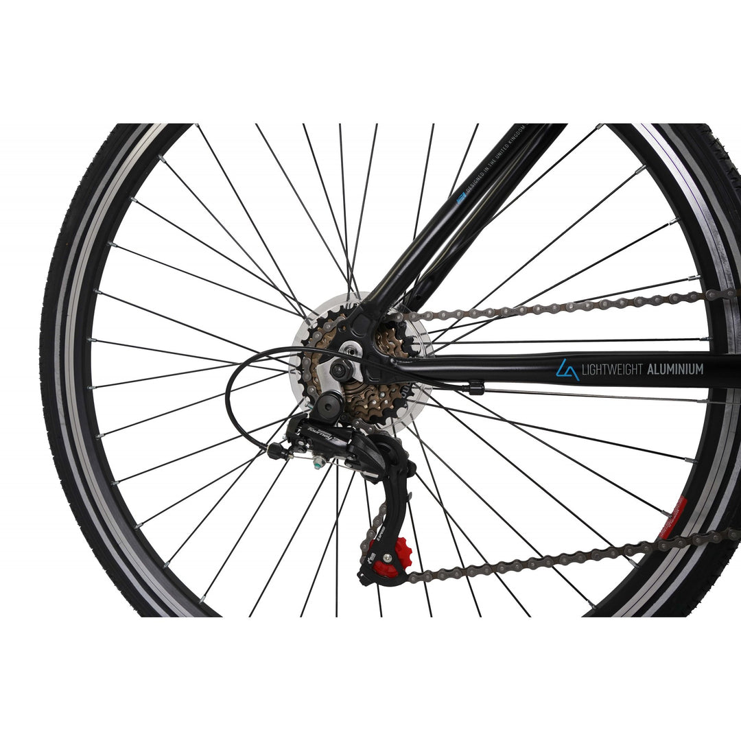 Claud Butler Explorer 1.0 Black 2024 Hybrid Bike