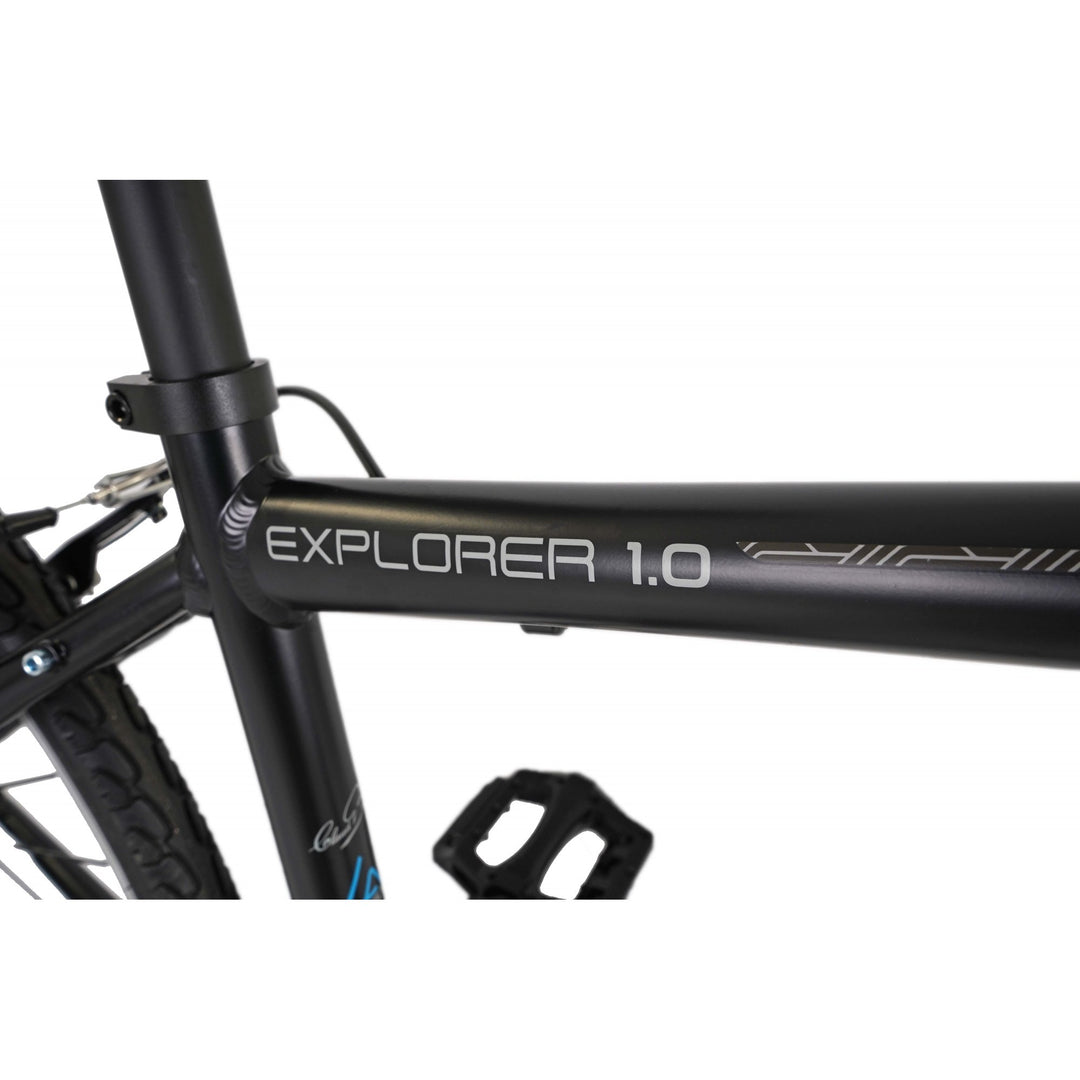 Claud Butler Explorer 1.0 Black 2024 Hybrid Bike