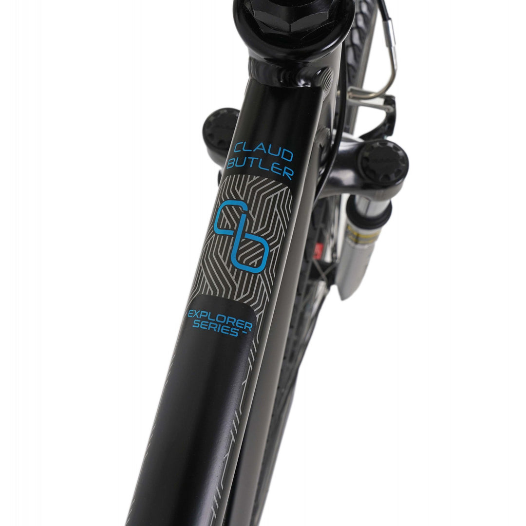Claud Butler Explorer 1.0 Black 2024 Hybrid Bike