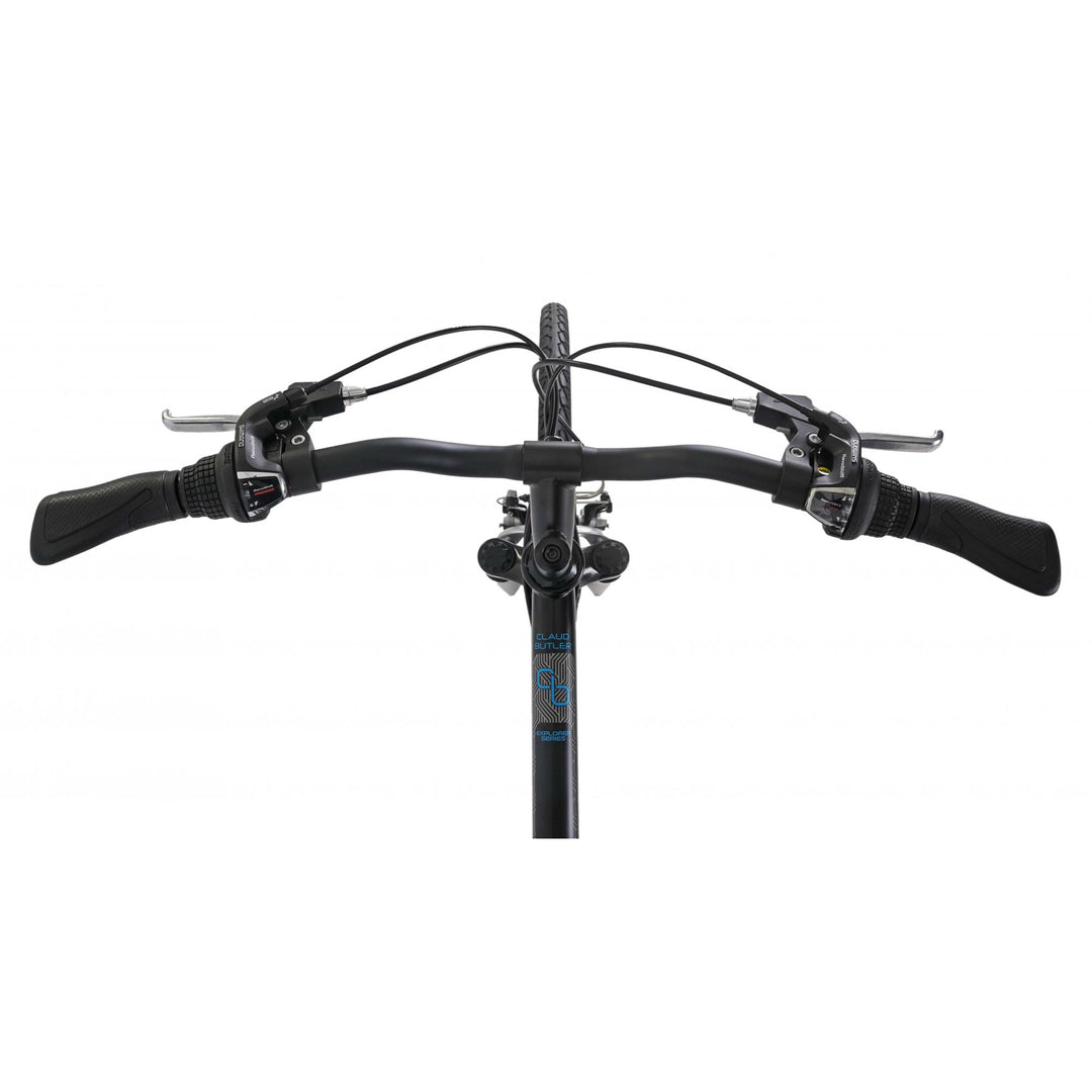 Claud Butler Explorer 1.0 Black 2024 Hybrid Bike