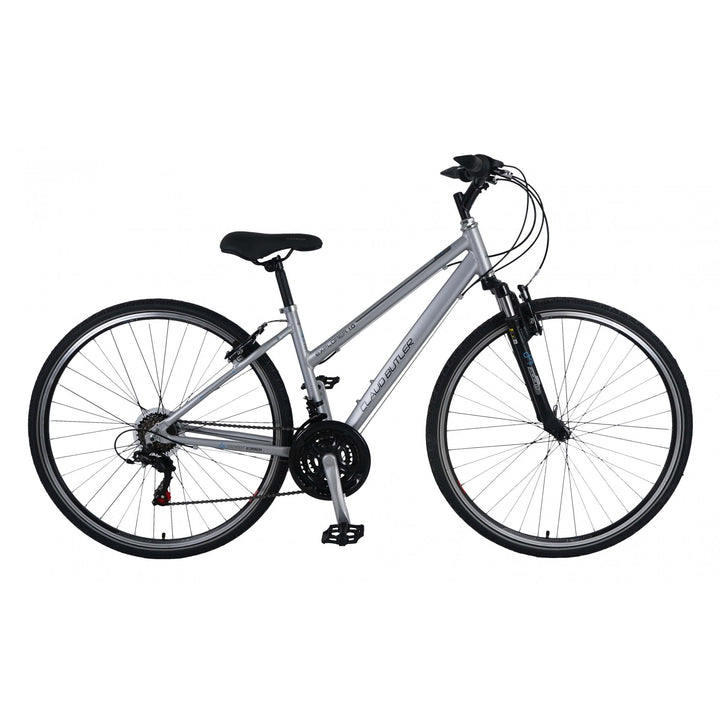 Claud Butler Explorer 1.0 Low Step Silver 2024 Hybrid Bike