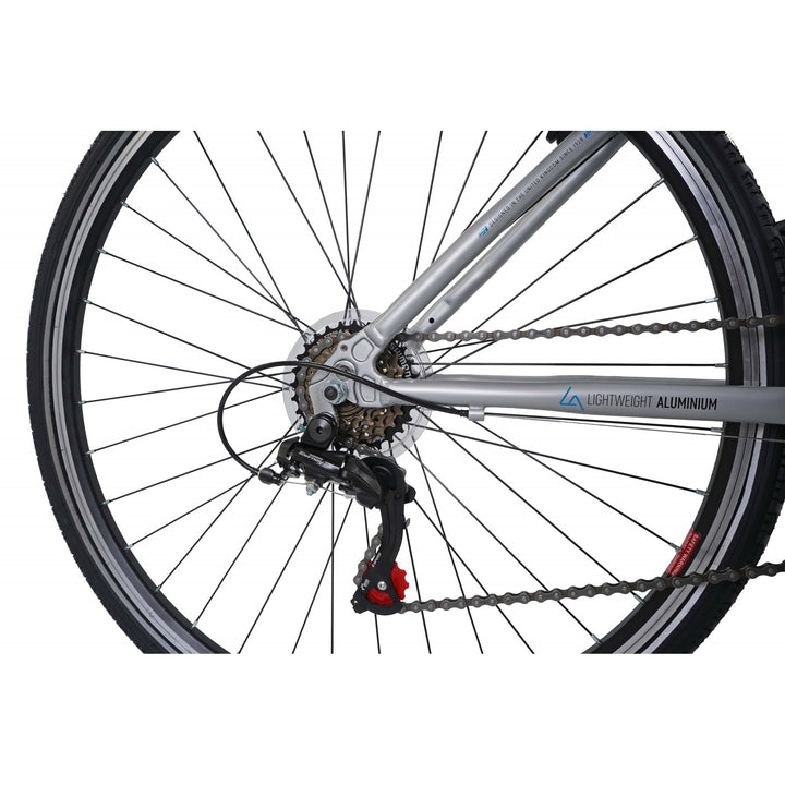 Claud Butler Explorer 1.0 Low Step Silver 2024 Hybrid Bike