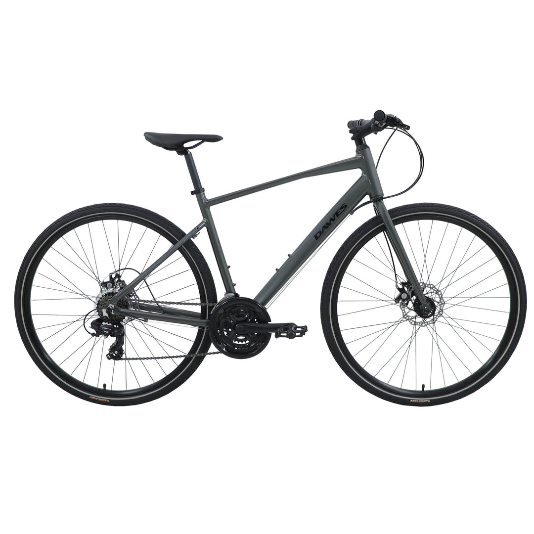 Dawes Discovery 1.0 Carbon Grey 2025 Hybrid Bike