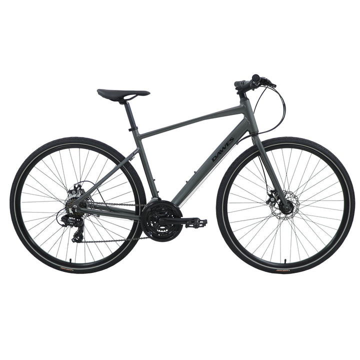 Dawes Discovery 1.0 Carbon Grey 2025 Hybrid Bike