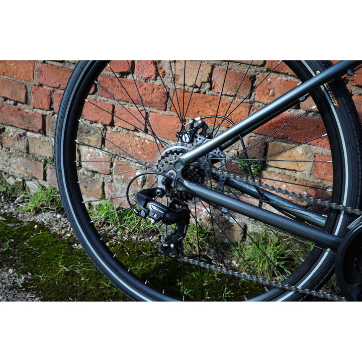 Dawes Discovery 1.0 Carbon Grey 2025 Hybrid Bike