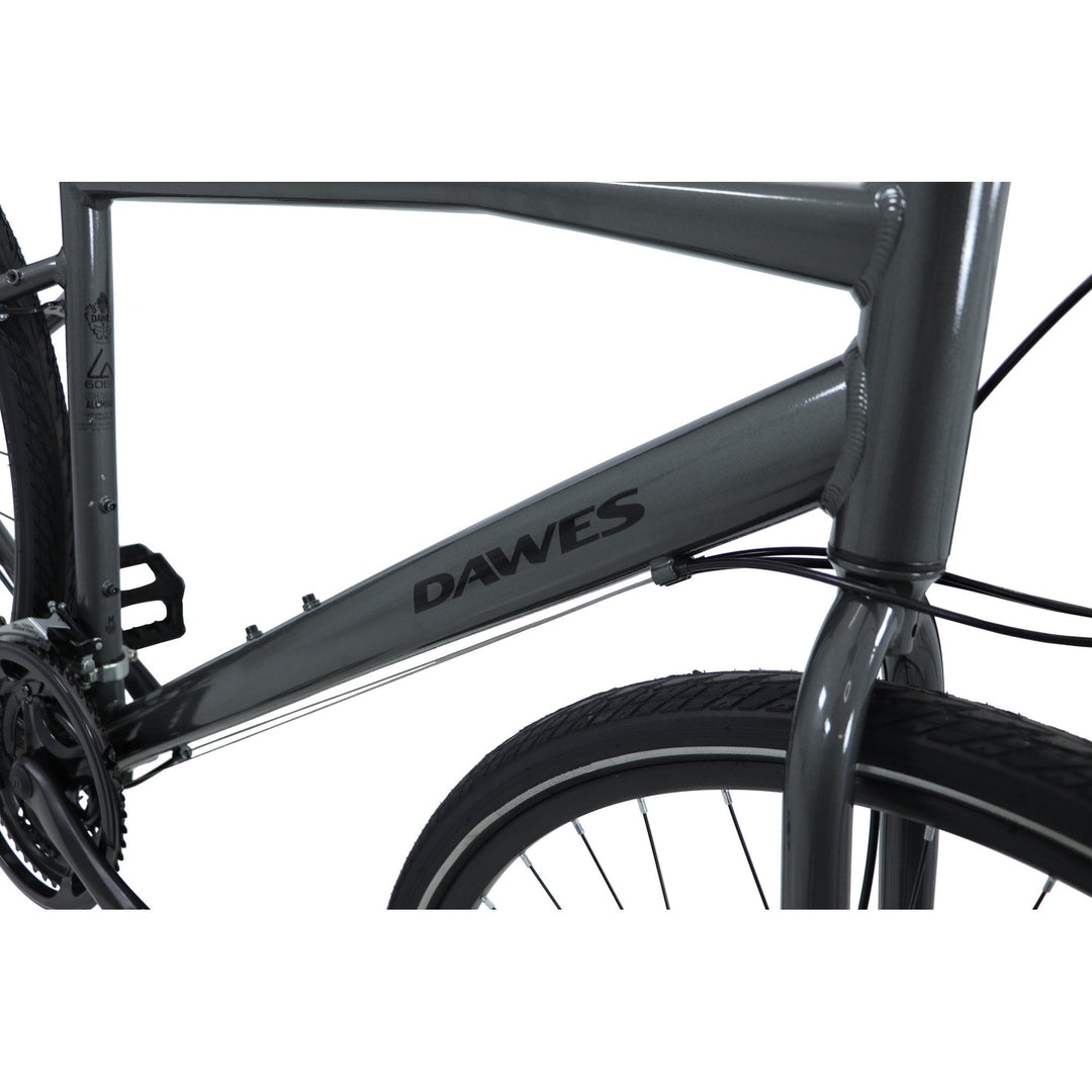 Dawes Discovery 1.0 Carbon Grey 2025 Hybrid Bike