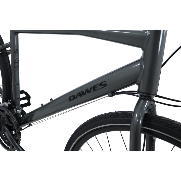 Dawes Discovery 1.0 Carbon Grey 2025 Hybrid Bike